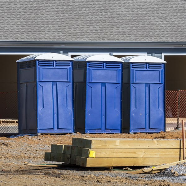 how can i report damages or issues with the porta potties during my rental period in Union SC